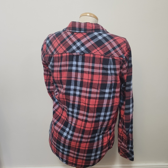 TNA ARITZIA | Plaid Button Down Shirt XXS - Picture 6 of 7